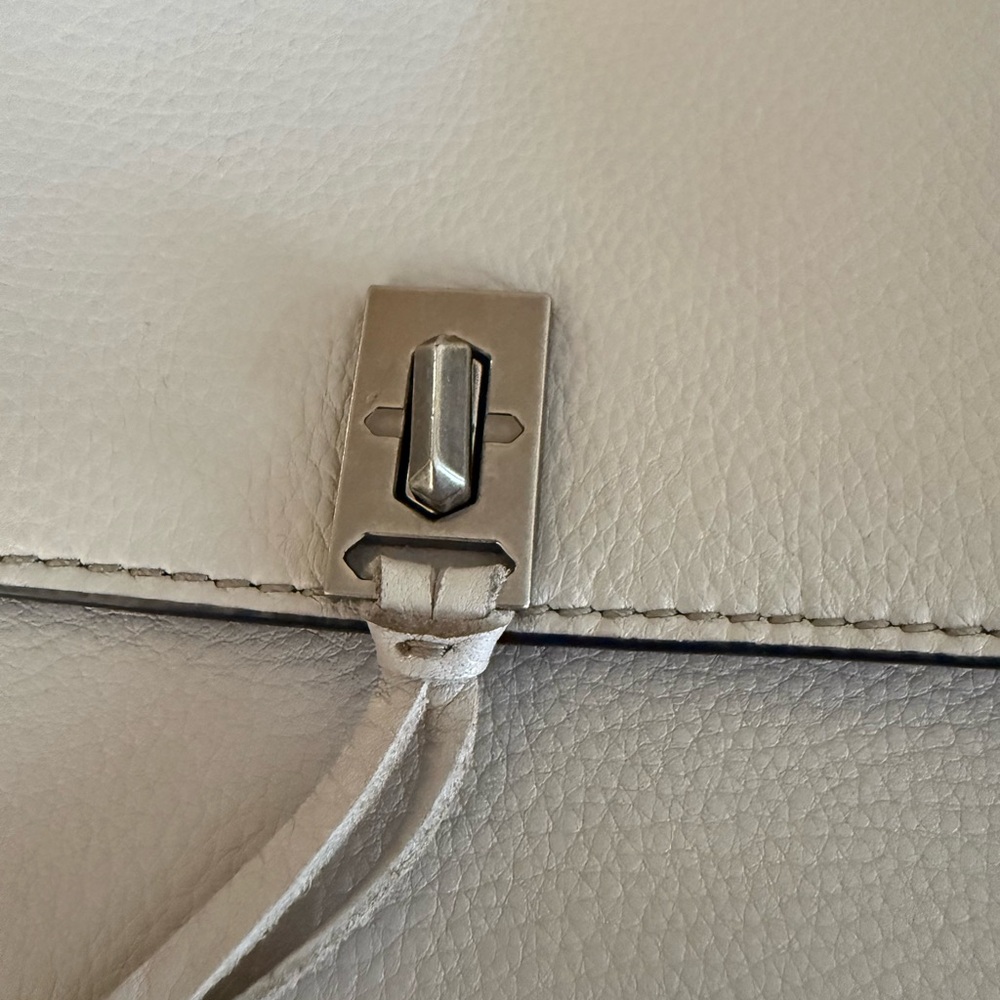 Rebecca Minkoff White Studded Crossbody Bag - Picture 11 of 12